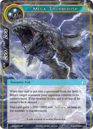 Image for Mega Thunderfish (Ancient Nights) (ACN-073) - Force of Will