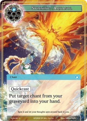 Image for Spinning Aquasol (Ancient Nights) (ACN-081) - Force of Will