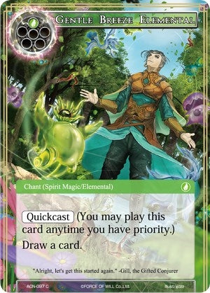 Image for Gentle Breeze Elemental (Ancient Nights) (ACN-097) - Force of Will