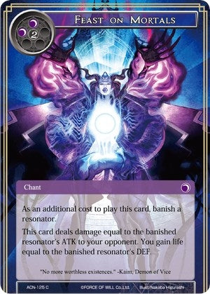Image for Feast on Mortals (Ancient Nights) (ACN-125) - Force of Will