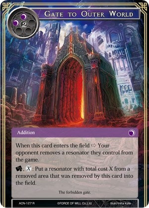 Image for Gate to Outer World (Ancient Nights) (ACN-127) - Force of Will