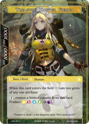 Image for Treasure Hunter Fierica (Ancient Nights) (ACN-161) - Force of Will