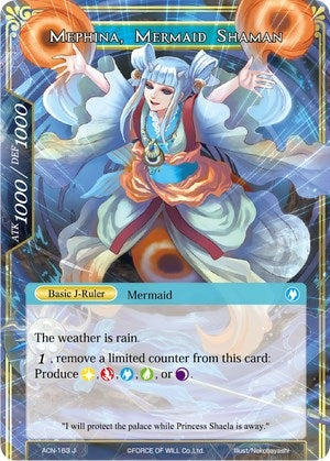 Image for Mephina, Mermaid Shaman (Ancient Nights) (ACN-163) - Force of Will