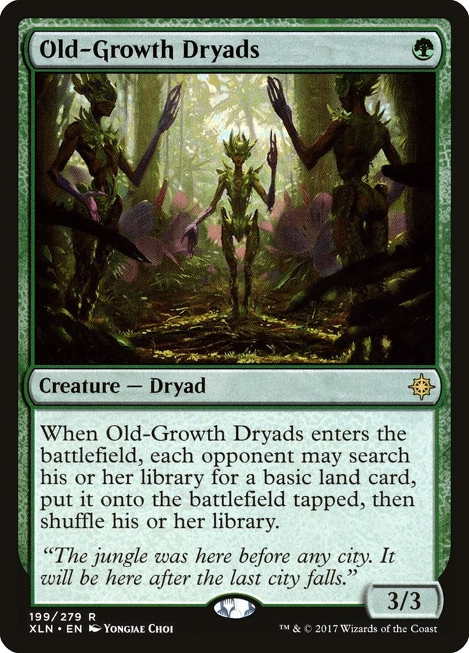 Image for Old-Growth Dryads (Ixalan) (199) - Magic: The Gathering