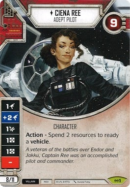 Image for Ciena Ree - Adept Pilot (Empire at War) (1) - Star Wars: Destiny