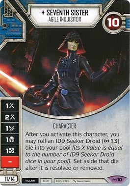 Image for Seventh Sister - Agile Inquisitor (Empire at War) (10) - Star Wars: Destiny
