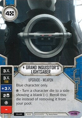 Image for Grand Inquisitor's Lightsaber (Card Only) (Empire at War) (15) - Star Wars: Destiny