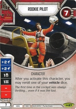 Image for Rookie Pilot (Card Only) (Empire at War) (27) - Star Wars: Destiny