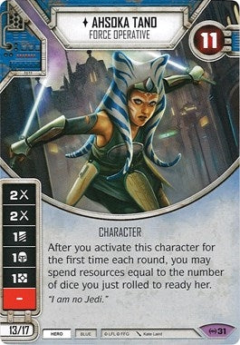 Image for Ahsoka Tano - Force Operative (Card Only) (Empire at War) (31) - Star Wars: Destiny