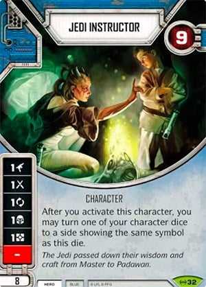 Image for Jedi Instructor (Card Only) (Empire at War) (32) - Star Wars: Destiny