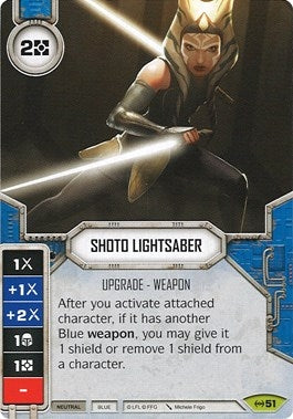 Image for Shoto Lightsaber (Empire at War) (51) - Star Wars: Destiny