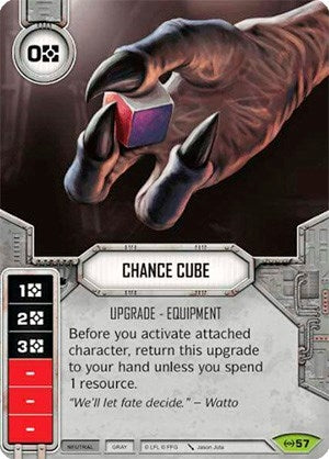 Image for Chance Cube (Card Only) (Empire at War) (57) - Star Wars: Destiny