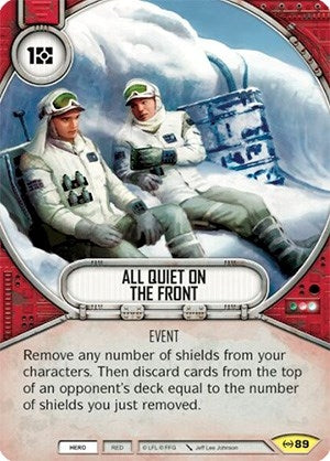 Image for All Quiet On The Front (Empire at War) (89) - Star Wars: Destiny