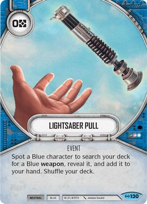 Image for Lightsaber Pull (Empire at War) (130) - Star Wars: Destiny