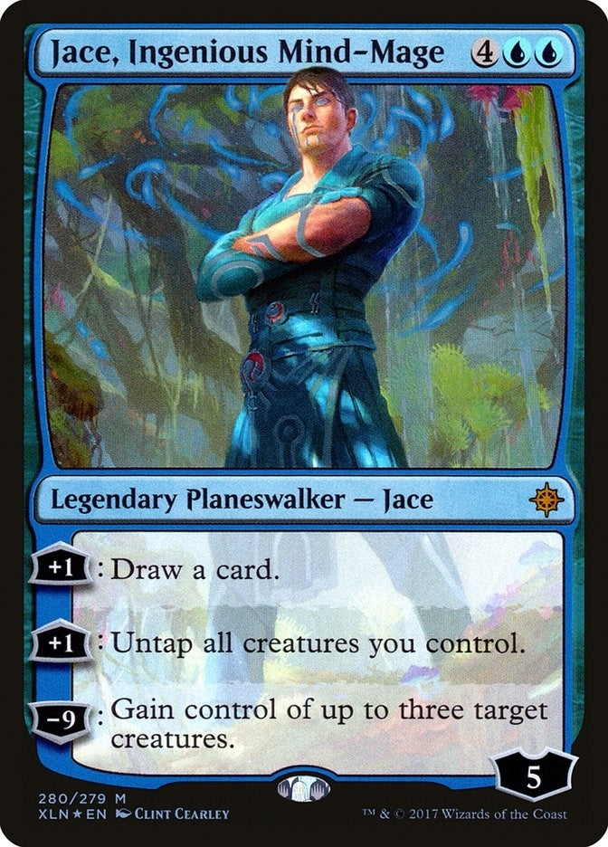 Image for Jace, Ingenious Mind-Mage (Ixalan) (280) - Magic: The Gathering