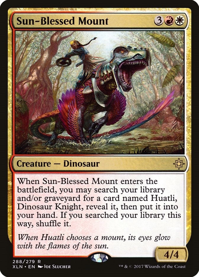 Image for Sun-Blessed Mount (Ixalan) (288) - Magic: The Gathering