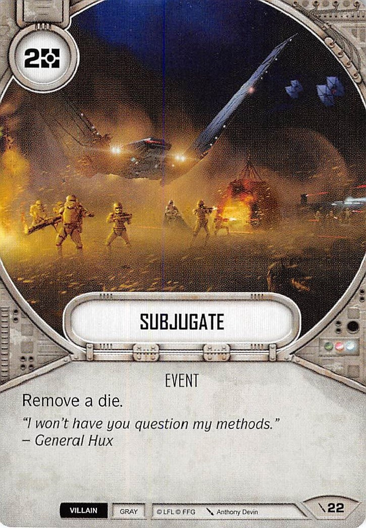 Image for Subjugate (Two-Player Game) (22) - Star Wars: Destiny