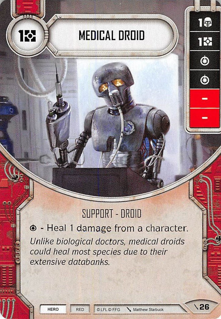 Image for Medical Droid (Card Only) (Two-Player Game) (26) - Star Wars: Destiny