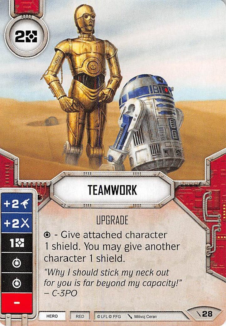 Image for Teamwork (Card Only) (Two-Player Game) (28) - Star Wars: Destiny