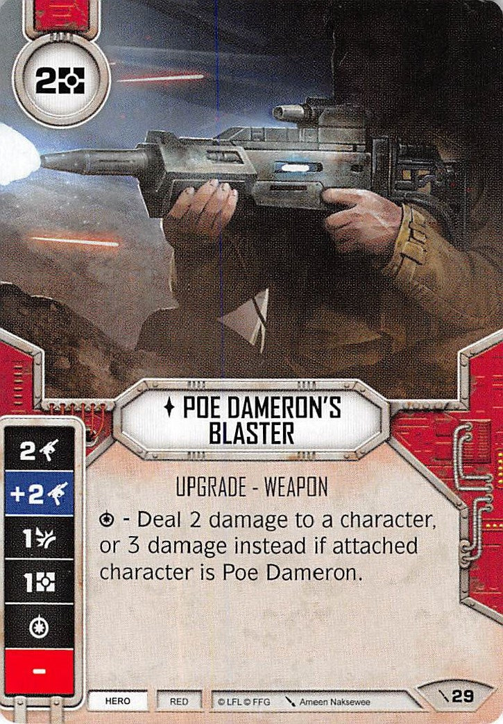 Image for Poe Dameron's Blaster (Two-Player Game) (29) - Star Wars: Destiny