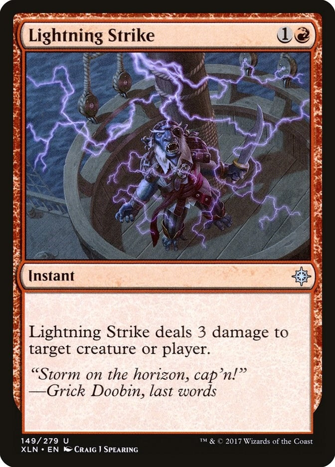 Image for Lightning Strike (Ixalan) (149) - Magic: The Gathering