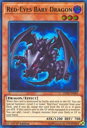 Image for Red-Eyes Baby Dragon (Legendary Duelists) (LEDU-EN001) - YuGiOh