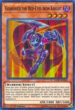 Image for Gearfried the Red-Eyes Iron Knight (Legendary Duelists) (LEDU-EN002) - YuGiOh