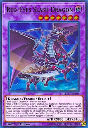 Image for Red-Eyes Slash Dragon (Legendary Duelists) (LEDU-EN003) - YuGiOh