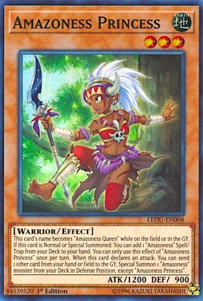 Image for Amazoness Princess (Legendary Duelists) (LEDU-EN008) - YuGiOh