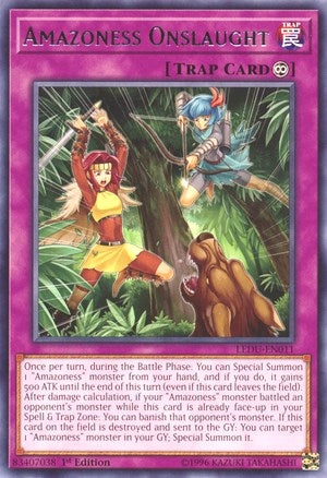 Image for Amazoness Onslaught (Legendary Duelists) (LEDU-EN011) - YuGiOh