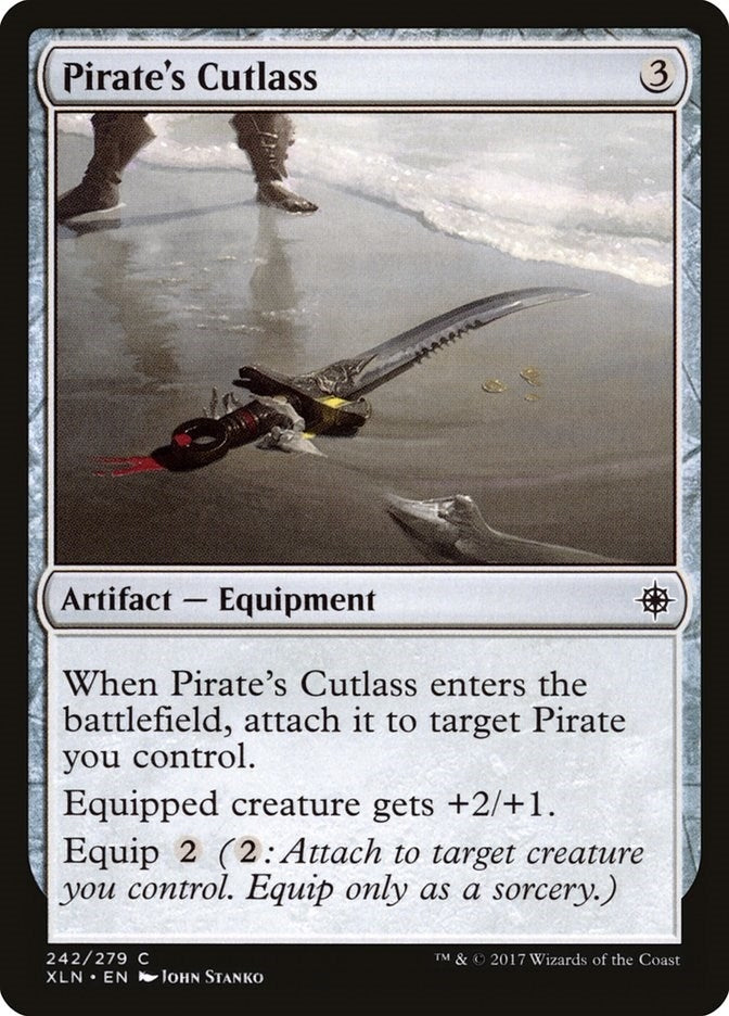 Image for Pirate's Cutlass (Ixalan) (242) - Magic: The Gathering