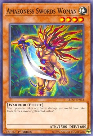 Image for Amazoness Swords Woman (Legendary Duelists) (LEDU-EN013) - YuGiOh