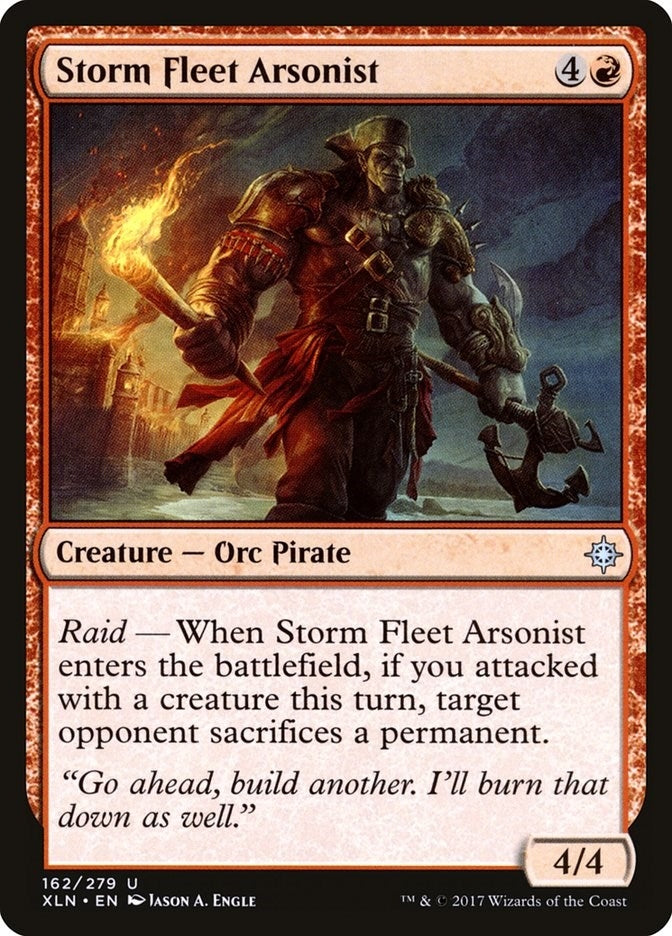 Image for Storm Fleet Arsonist (Ixalan) (162) - Magic: The Gathering