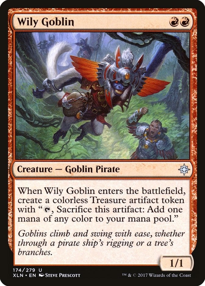 Image for Wily Goblin (Ixalan) (174) - Magic: The Gathering