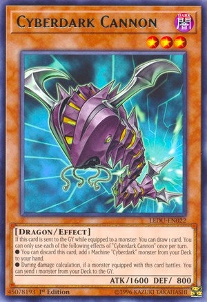 Image for Cyberdark Cannon (Legendary Duelists) (LEDU-EN022) - YuGiOh