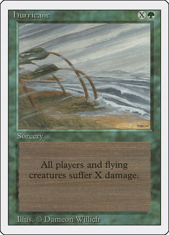 Image for Hurricane (Revised Edition) - Magic: The Gathering