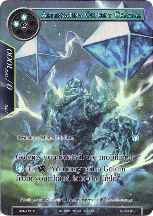 Image for Alternating Current Crystal (Full Art) (Ancient Nights) (ACN-058) - Force of Will