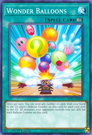 Image for Wonder Balloons (Legendary Duelists) (LEDU-EN049) - YuGiOh