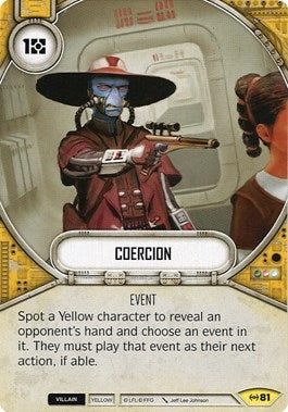 Image for Coercion (Empire at War) (81) - Star Wars: Destiny