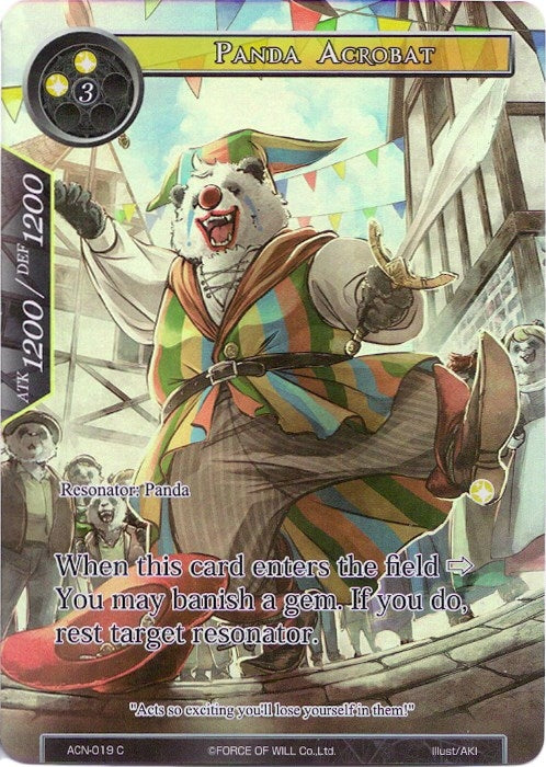 Image for Panda Acrobat (Full Art) (Ancient Nights) (ACN-019) - Force of Will