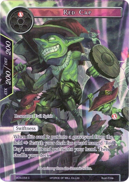 Image for Red Cap (Full Art) (Ancient Nights) (ACN-054) - Force of Will