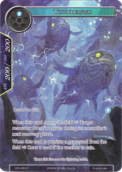 Image for Thunderfish (Full Art) (Ancient Nights) (ACN-083) - Force of Will