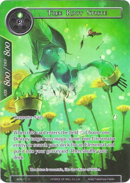 Image for Tree Root Sprite (Full Art) (Ancient Nights) (ACN-111) - Force of Will
