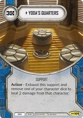 Image for Yoda's Quarters (Empire at War) (105) - Star Wars: Destiny