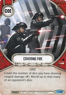 Image for Covering Fire (Empire at War) (118) - Star Wars: Destiny