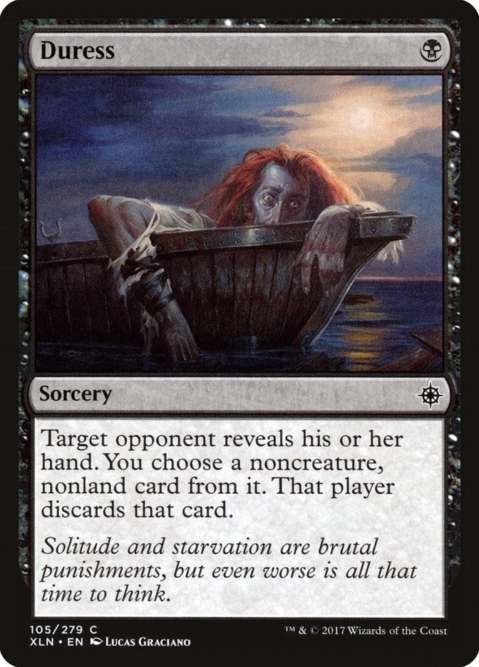 Image for Duress (Ixalan) (105) - Magic: The Gathering