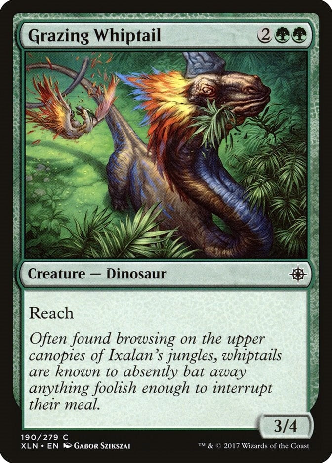 Image for Grazing Whiptail (Ixalan) (190) - Magic: The Gathering