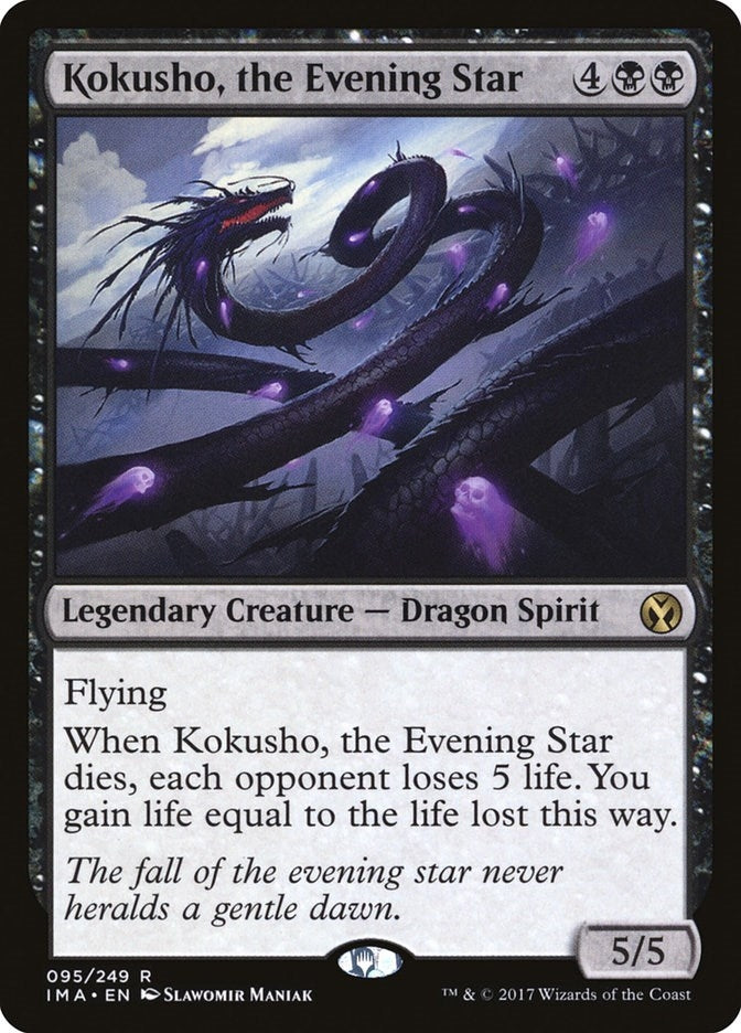 Image for Kokusho, the Evening Star (Iconic Masters) (95) - Magic: The Gathering