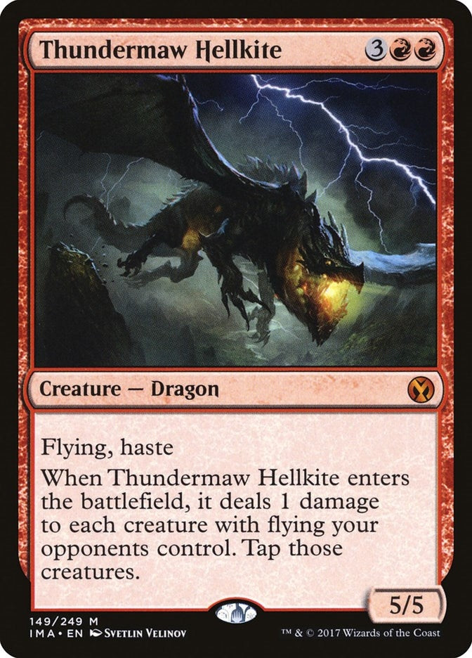 Image for Thundermaw Hellkite (Iconic Masters) (149) - Magic: The Gathering
