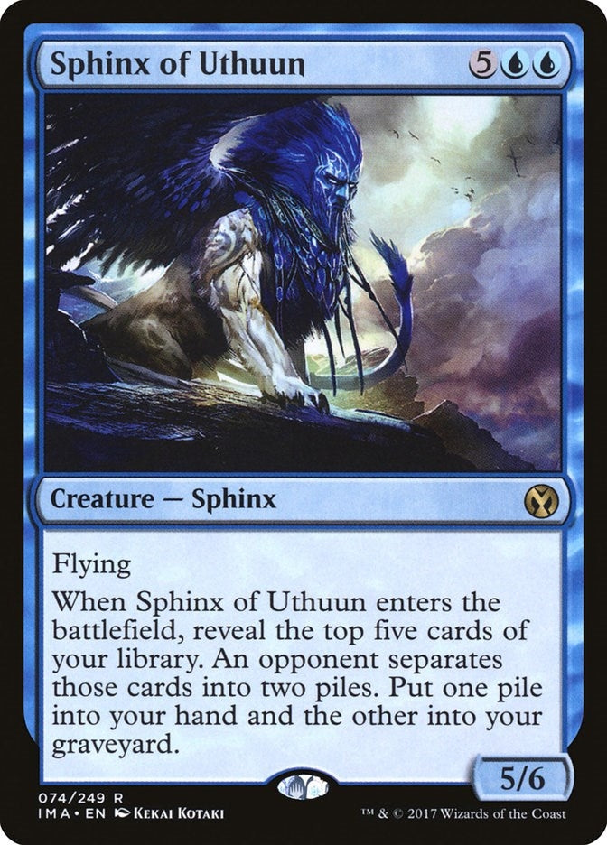 Image for Sphinx of Uthuun (Iconic Masters) (74) - Magic: The Gathering